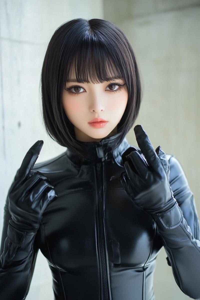 暗部お姉さん冬季作戦服