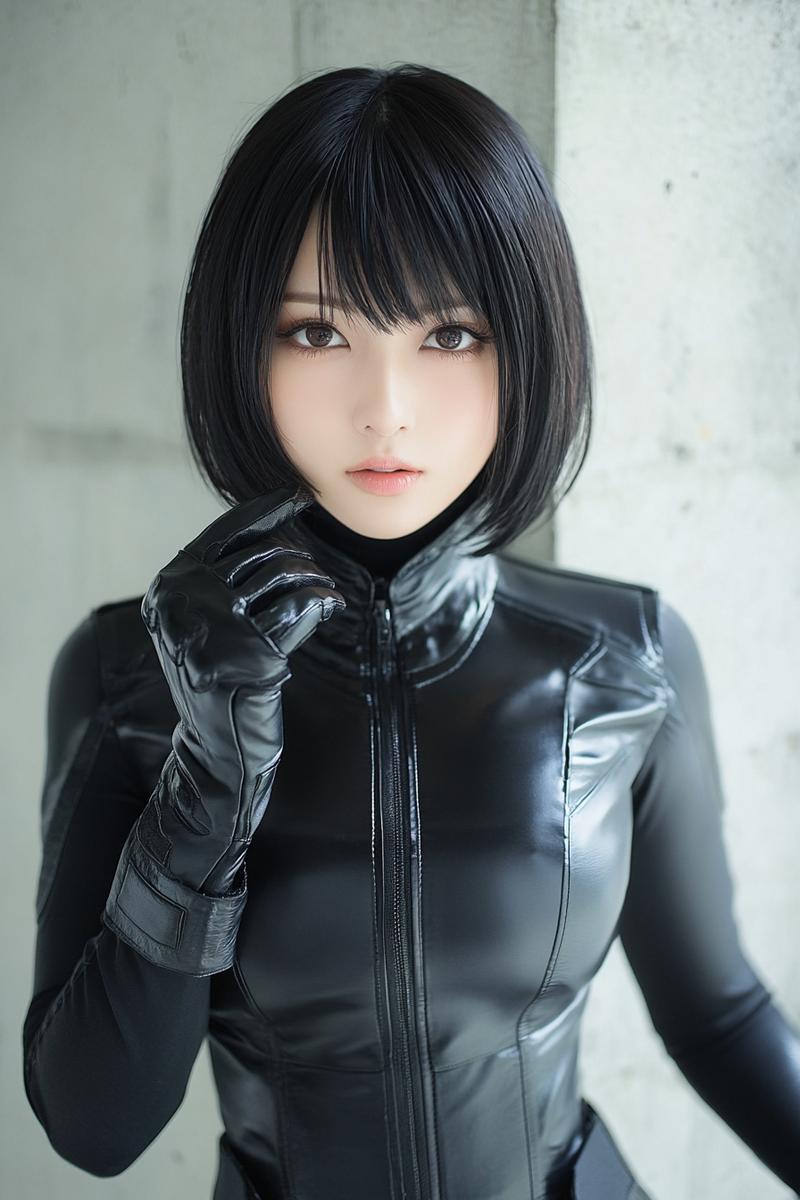 暗部お姉さん冬季作戦服
