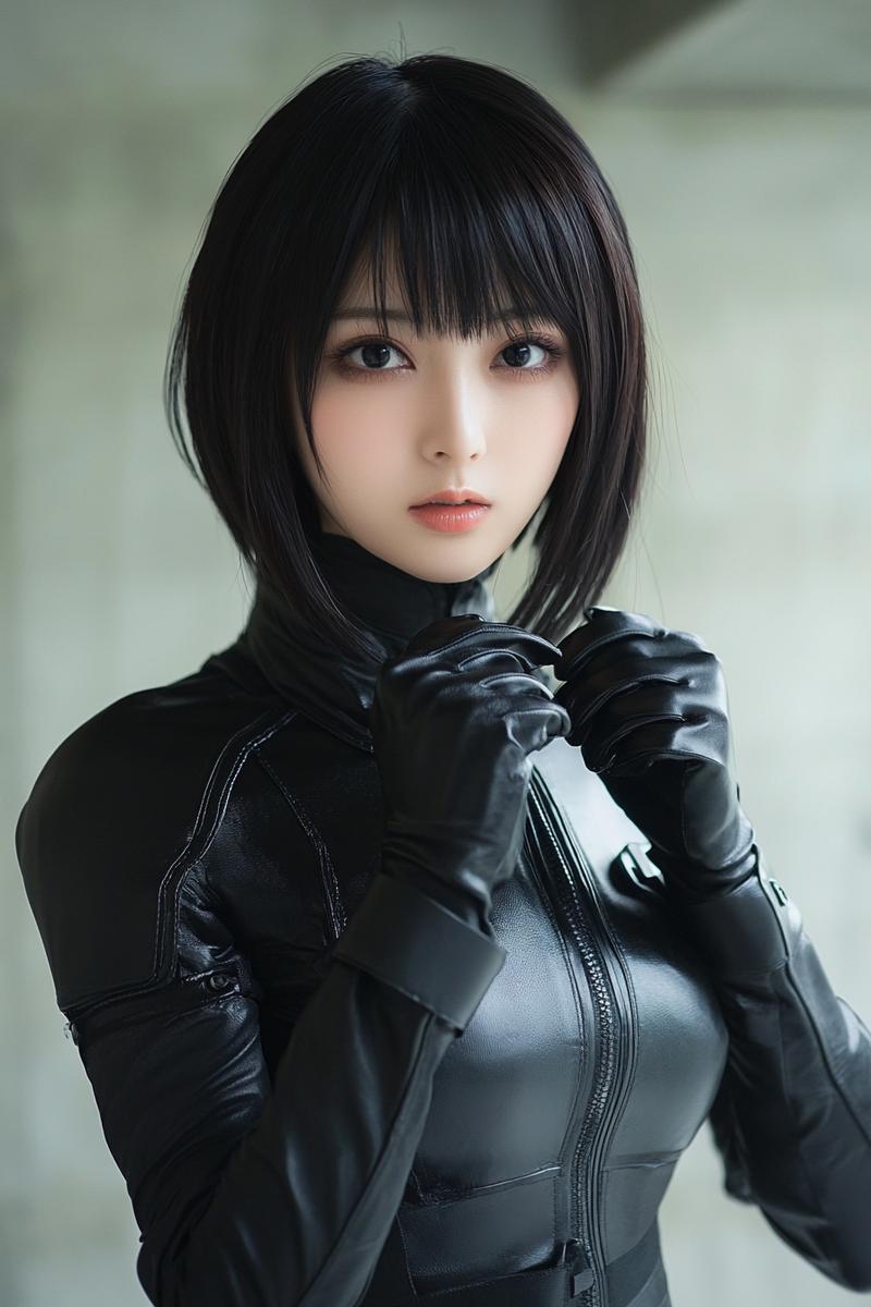 暗部お姉さん冬季作戦服