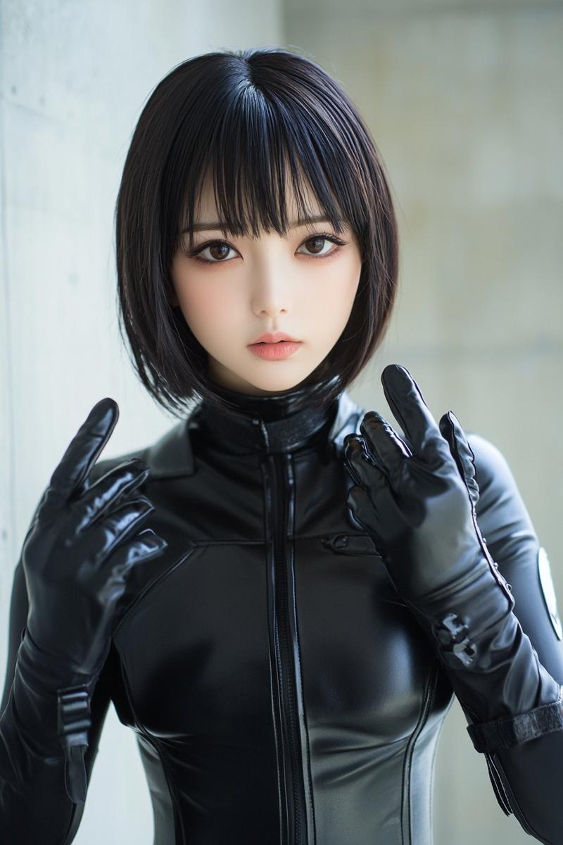 暗部お姉さん冬季作戦服