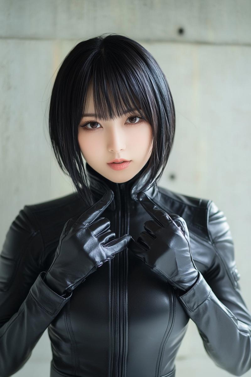 暗部お姉さん冬季作戦服