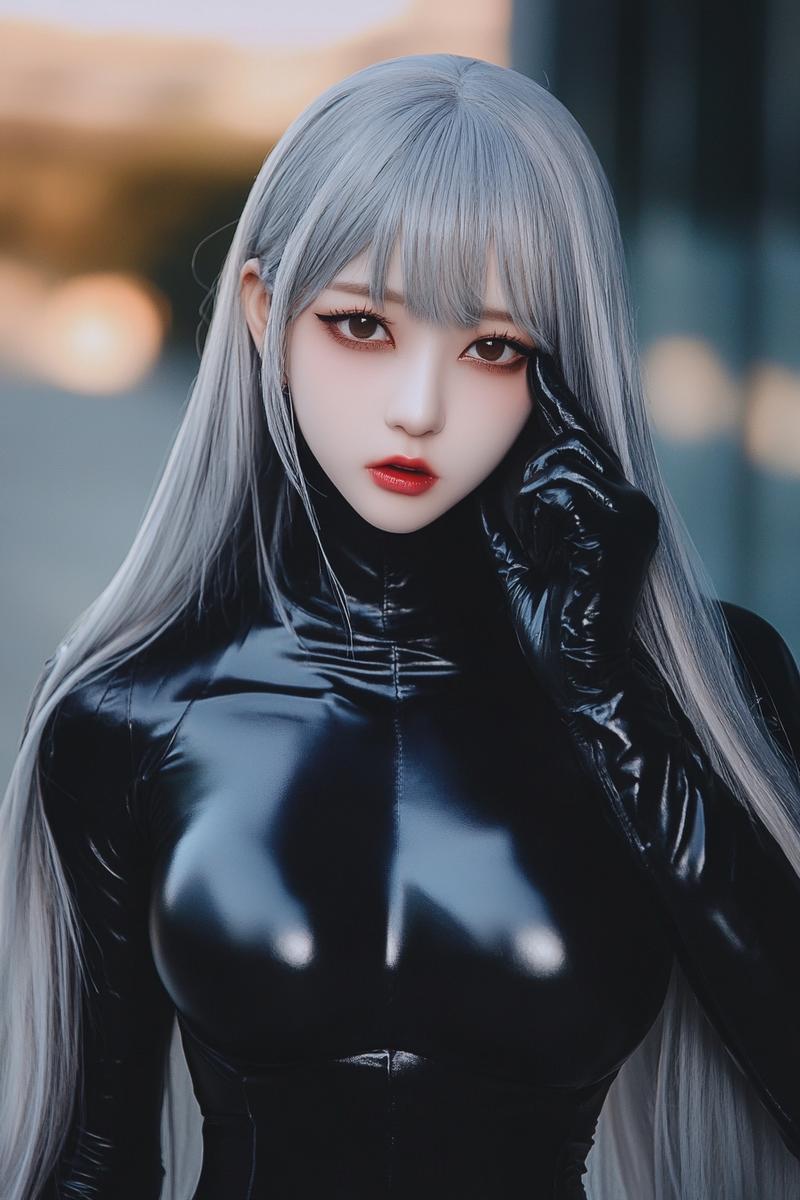 暗部お姉さん冬季作戦服