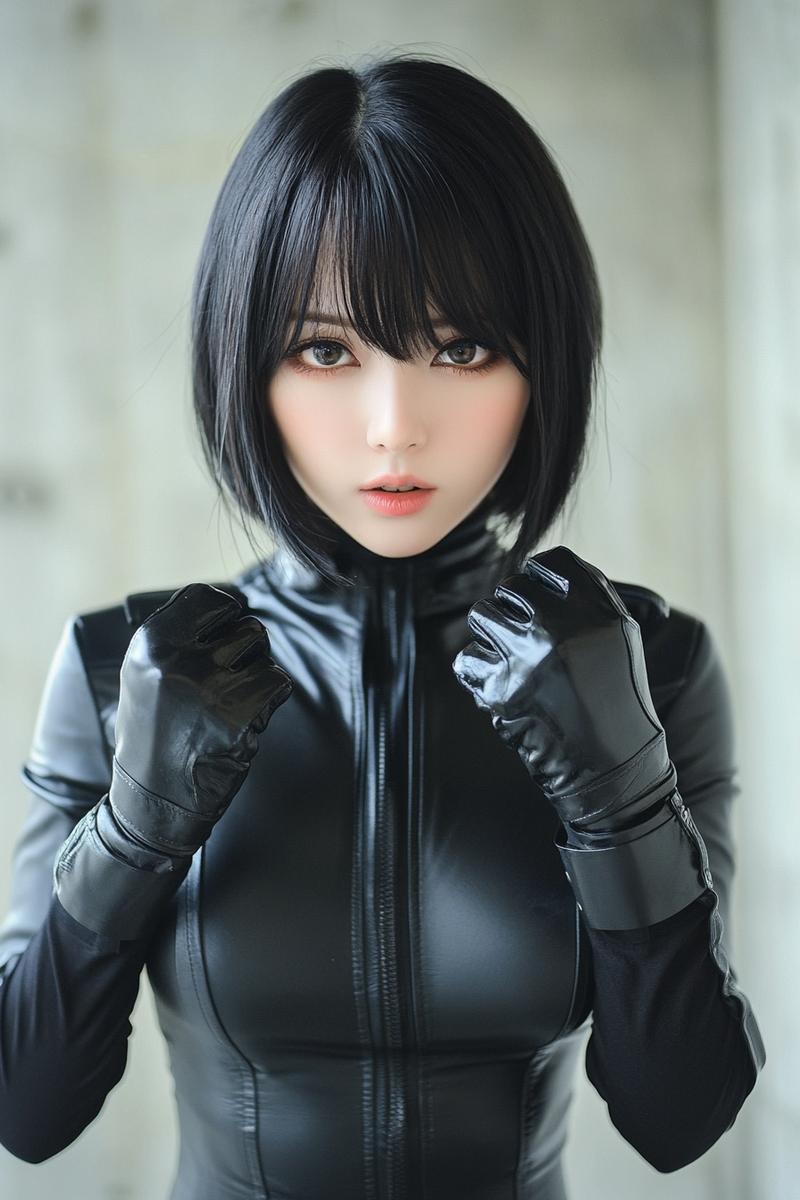 暗部お姉さん冬季作戦服