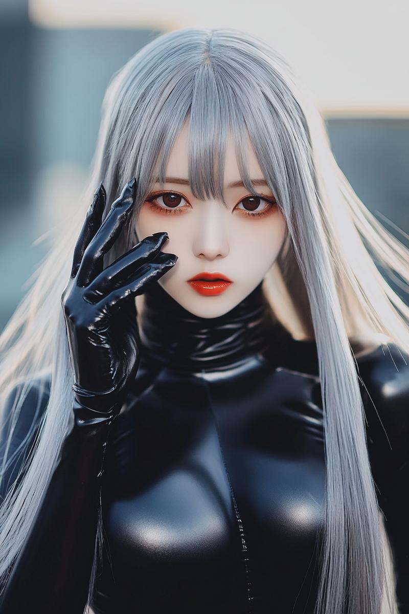 暗部お姉さん冬季作戦服