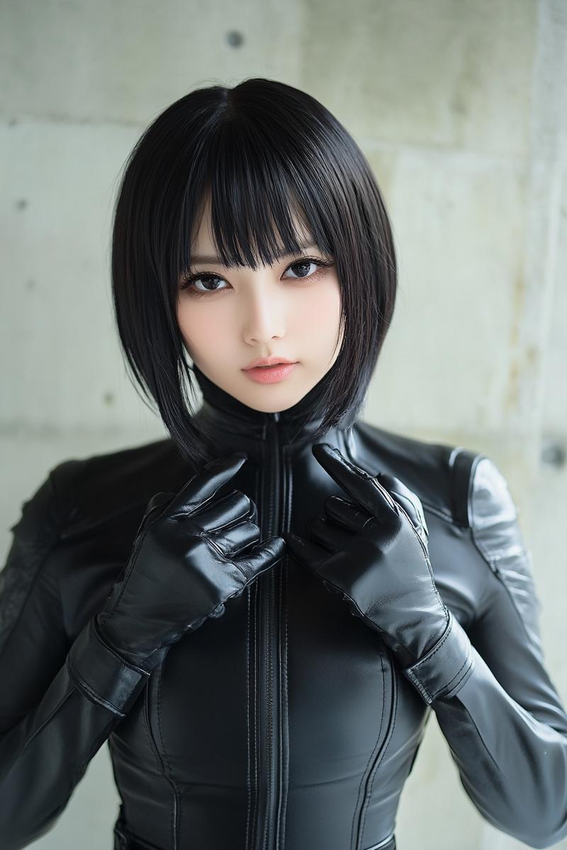 暗部お姉さん冬季作戦服
