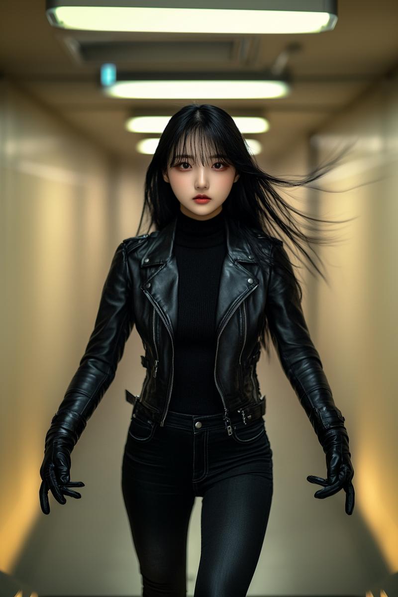 女性ライダー風コスチューム