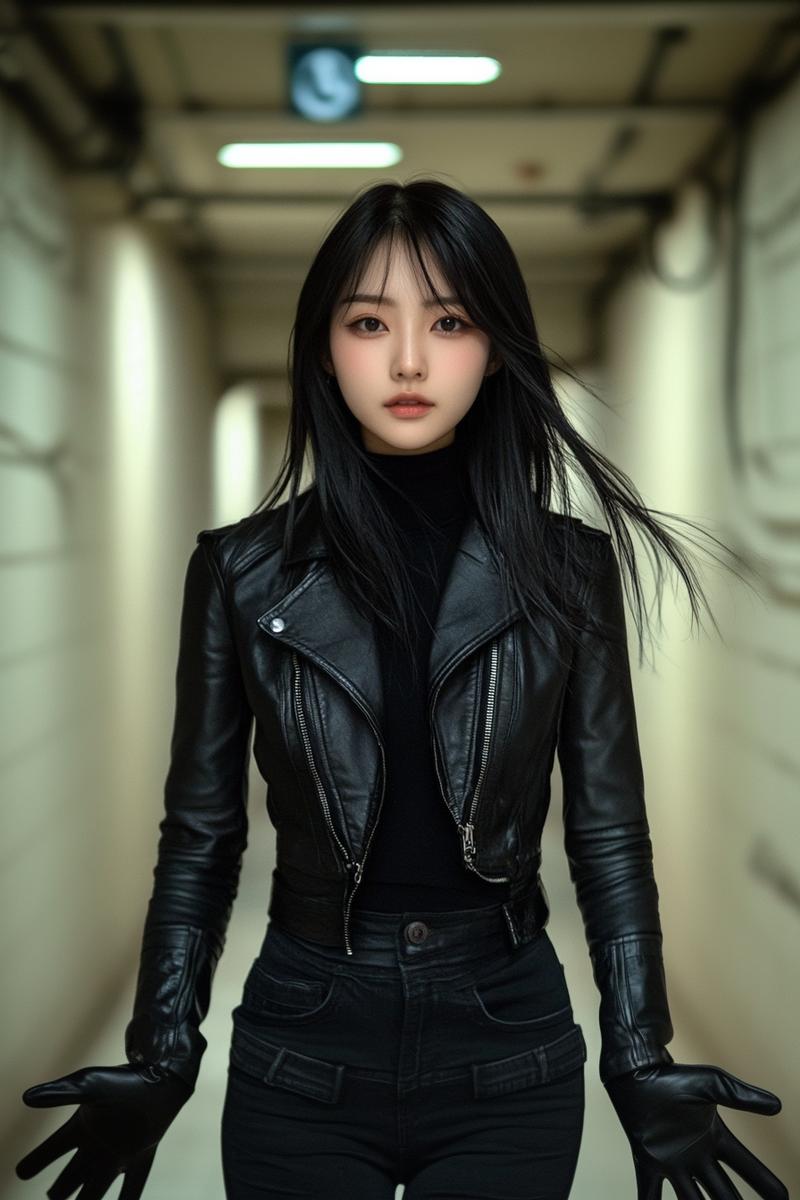 女性ライダー風コスチューム
