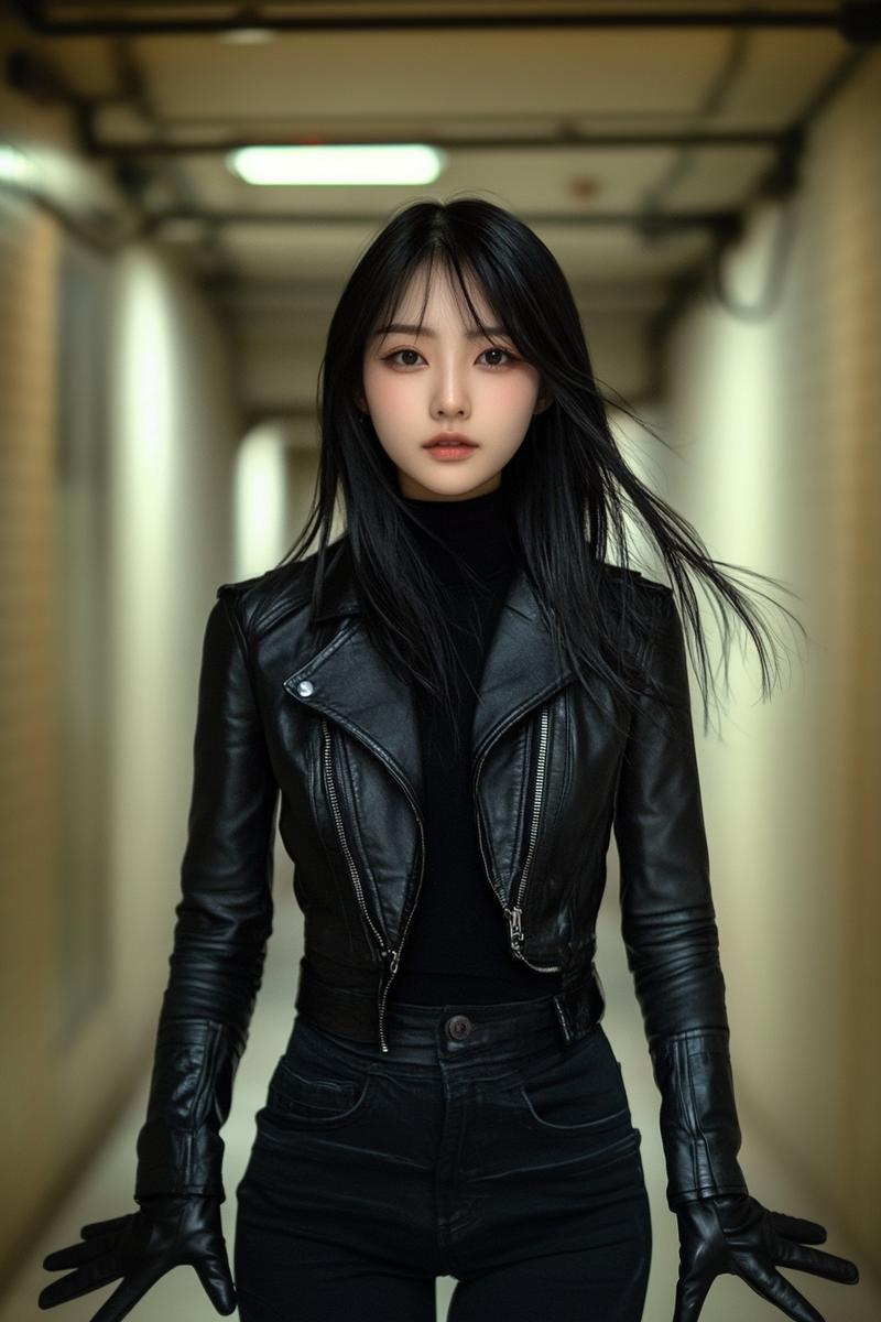 女性ライダー風コスチューム