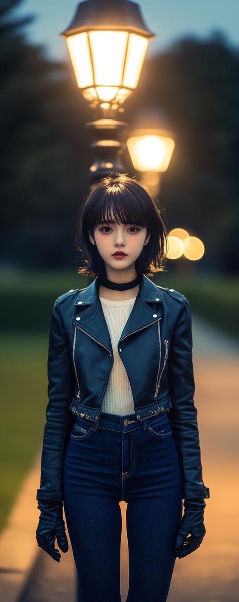 ライダーズジャケットの女性特集