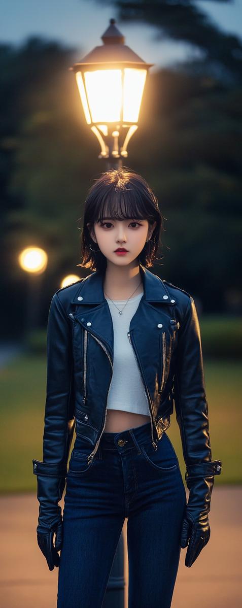 ライダーズジャケットの女性特集