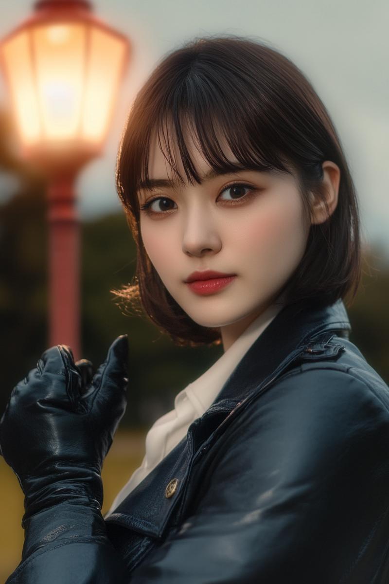 ライダーズジャケットの女性特集