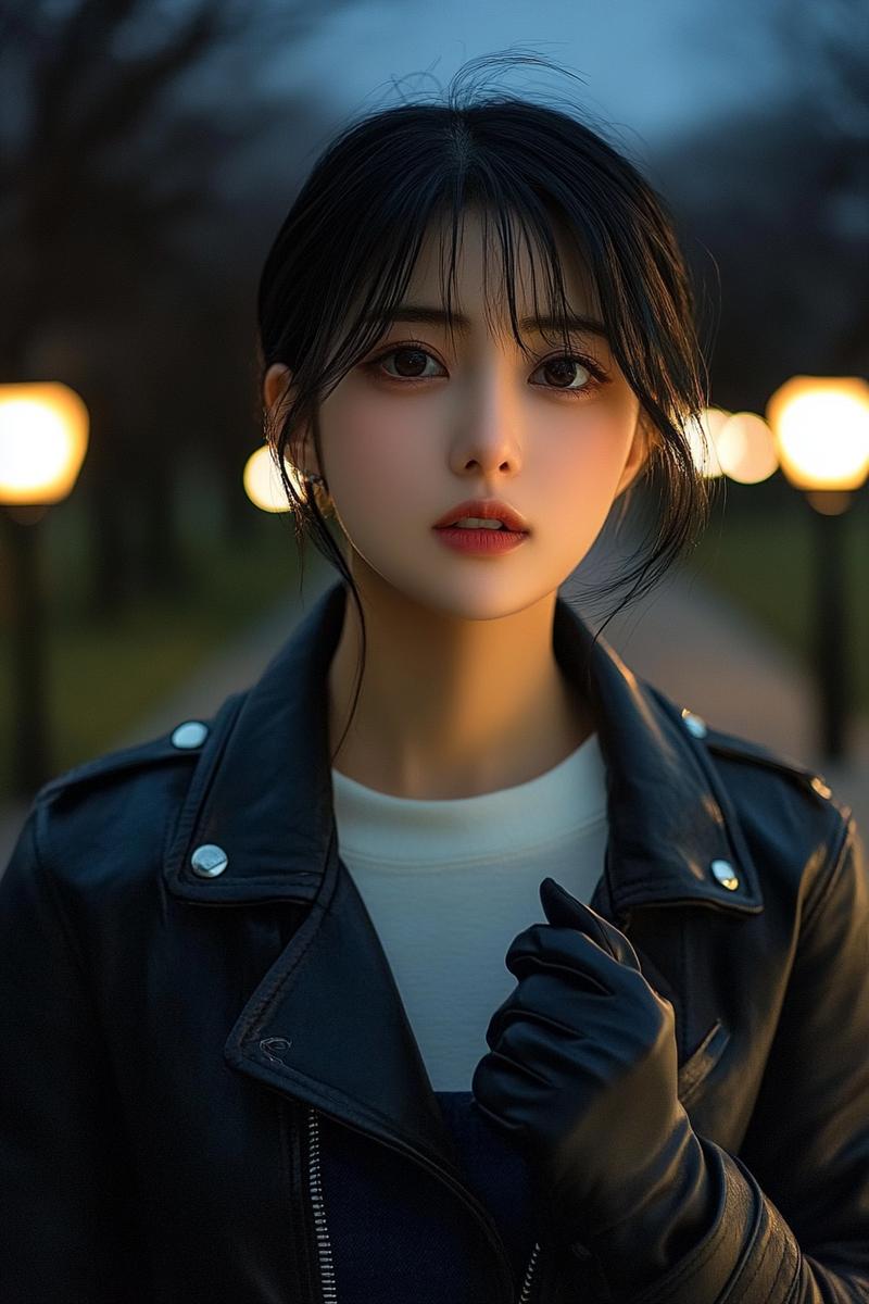ライダーズジャケットの女性特集