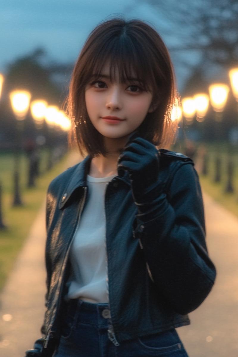 ライダーズジャケットの女性特集